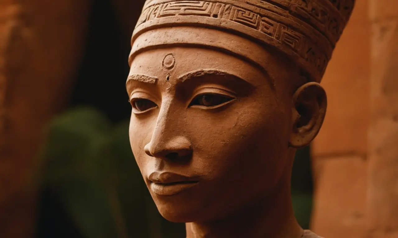 Ilustración para la sección Cultura Nok: Cerámica y metalurgia en África Occidental. sobre Desterrados del paraíso: Las civilizaciones perdidas que desafían lo que sabemos.