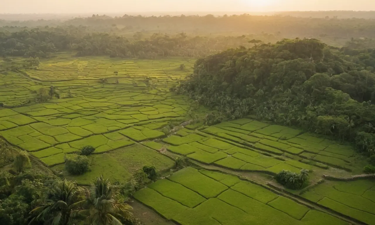 Ilustración para la sección Civilización de los Llanos de Mojos: Agricultura intensiva en la Amazonía. sobre Desterrados del paraíso: Las civilizaciones perdidas que desafían lo que sabemos.