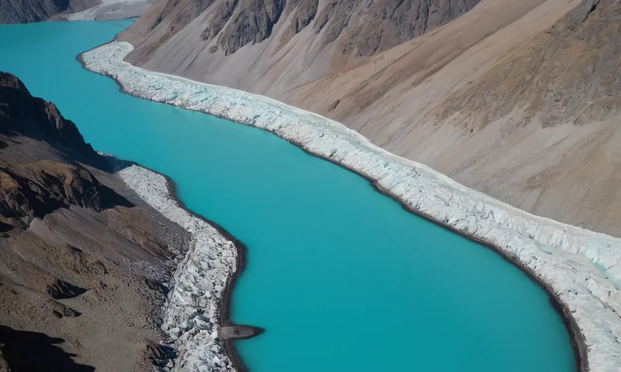 Ilustración para la sección El Futuro de los Glaciares: Implicaciones Planetarias sobre El eco silencioso de los glaciares: ¿Qué nos revelan sobre nuestro futuro?