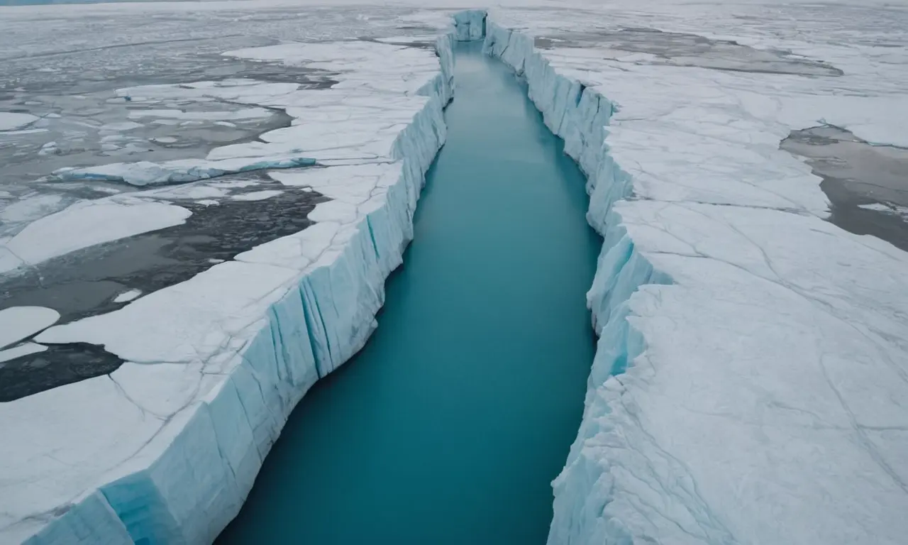 Ilustración para la sección El Rol Clave en el Equilibrio Climático Global sobre El eco silencioso de los glaciares: ¿Qué nos revelan sobre nuestro futuro?