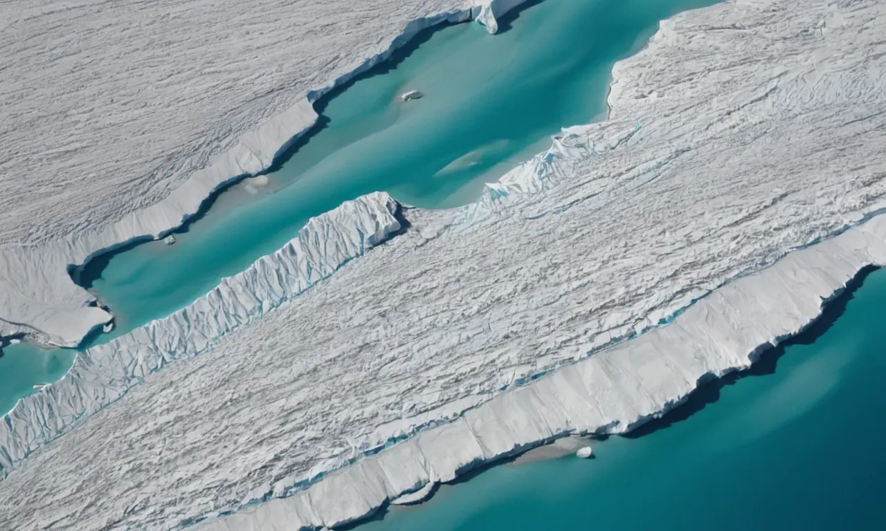 Ilustración para la sección Aceleración del Deshielo Glaciar: Tendencias Actuales sobre El eco silencioso de los glaciares: ¿Qué nos revelan sobre nuestro futuro?