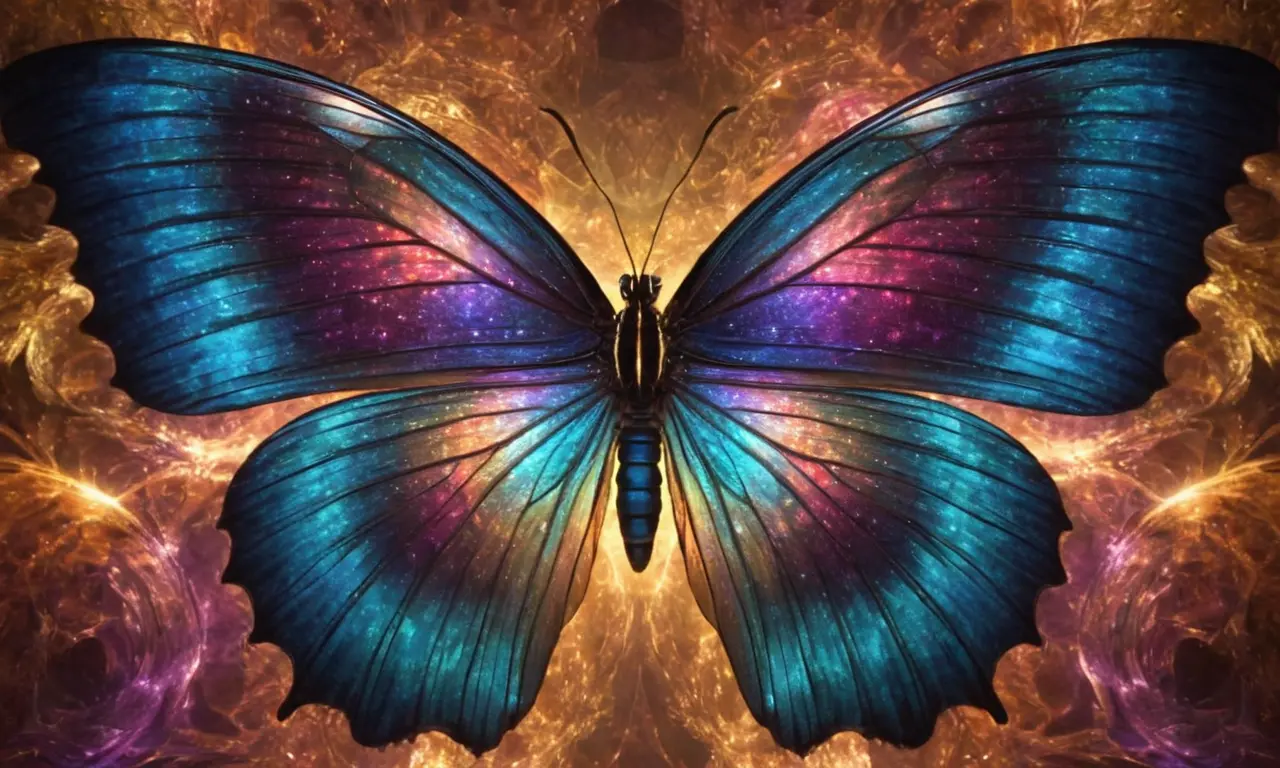 Ilustración para la sección El concepto fundamental del efecto mariposa y su origen. sobre El efecto mariposa cuántico: Cómo lo pequeño puede cambiar el universo.