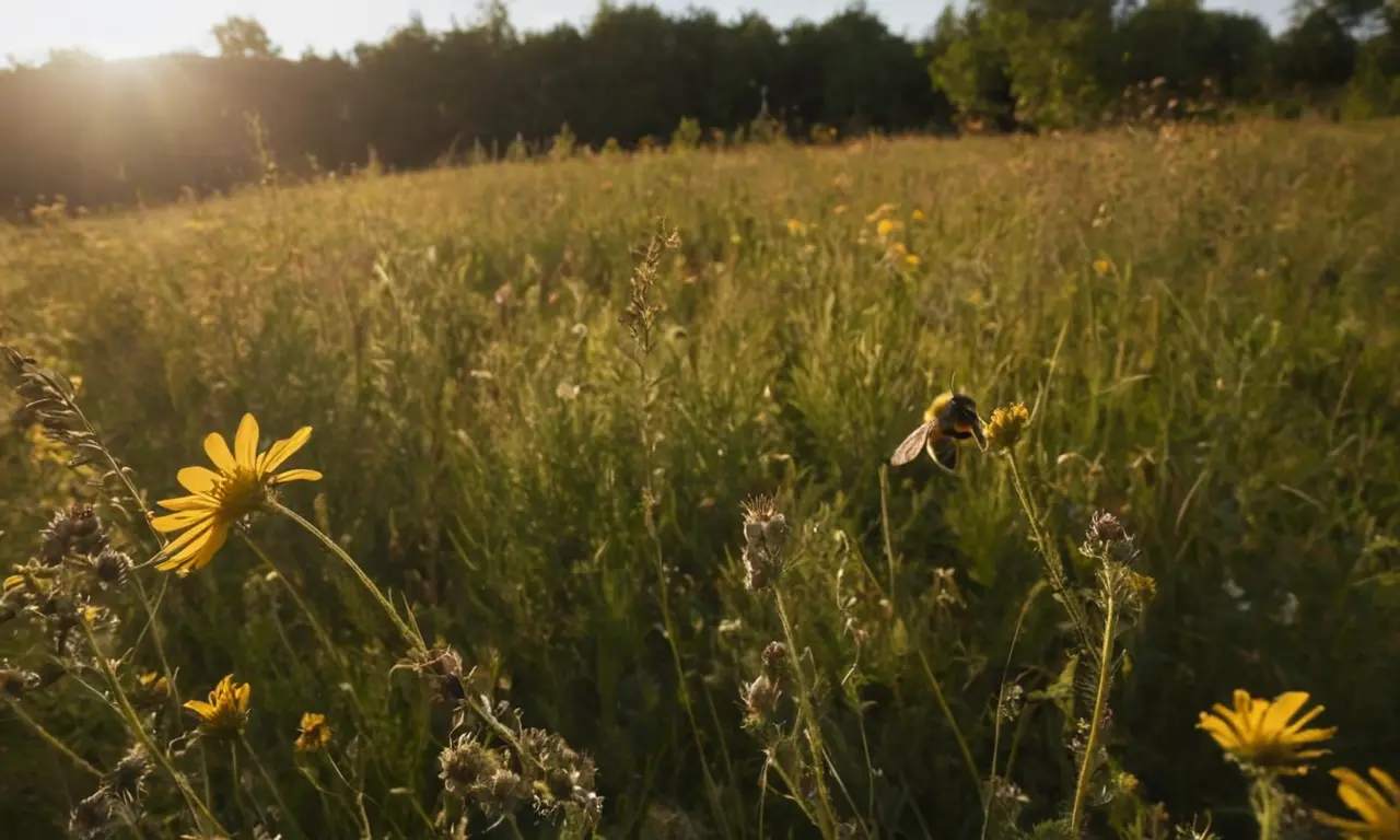 Ilustración para la sección Descenso global de las poblaciones de abejas e impacto. sobre El último baile de las abejas: ¿Por qué están desapareciendo y qué podemos hacer?