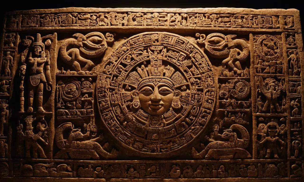 Ilustración para la sección El Significado de los Glifos relacionados con el Cambio y la Transformación sobre El último mensaje de la civilización Maya: ¿Advertencia o profecía?
