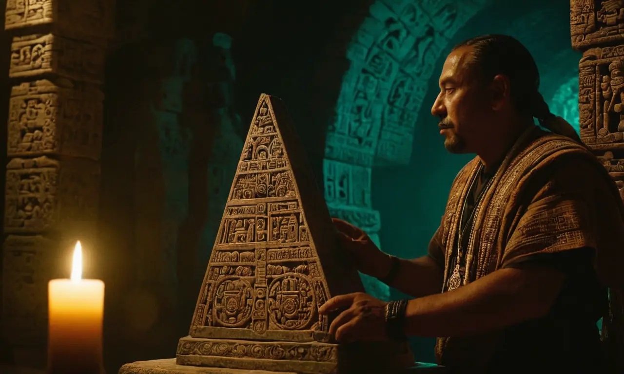 Ilustración para la sección Calendario Maya: Tzolkin y Ciclo de 52 Años sobre El último mensaje de la civilización Maya: ¿Advertencia o profecía?
