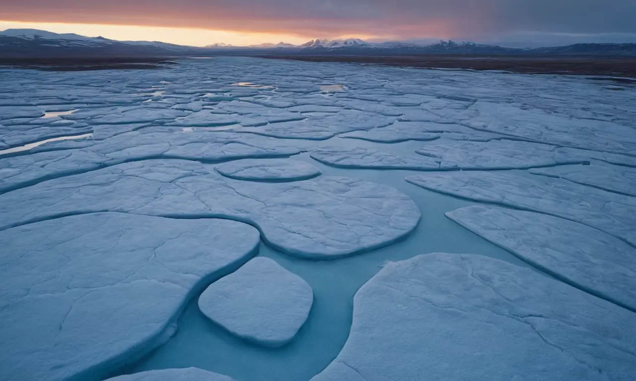 Ilustración para la sección Contaminación: liberación de residuos tóxicos y metales pesados sobre El último susurro de las glaciaciones: Lo que nos revela el permafrost.