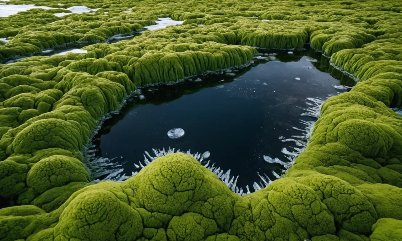 Ilustración para la sección El papel de la descomposición microbiana en el deshielo sobre El último susurro de las glaciaciones: Lo que nos revela el permafrost.