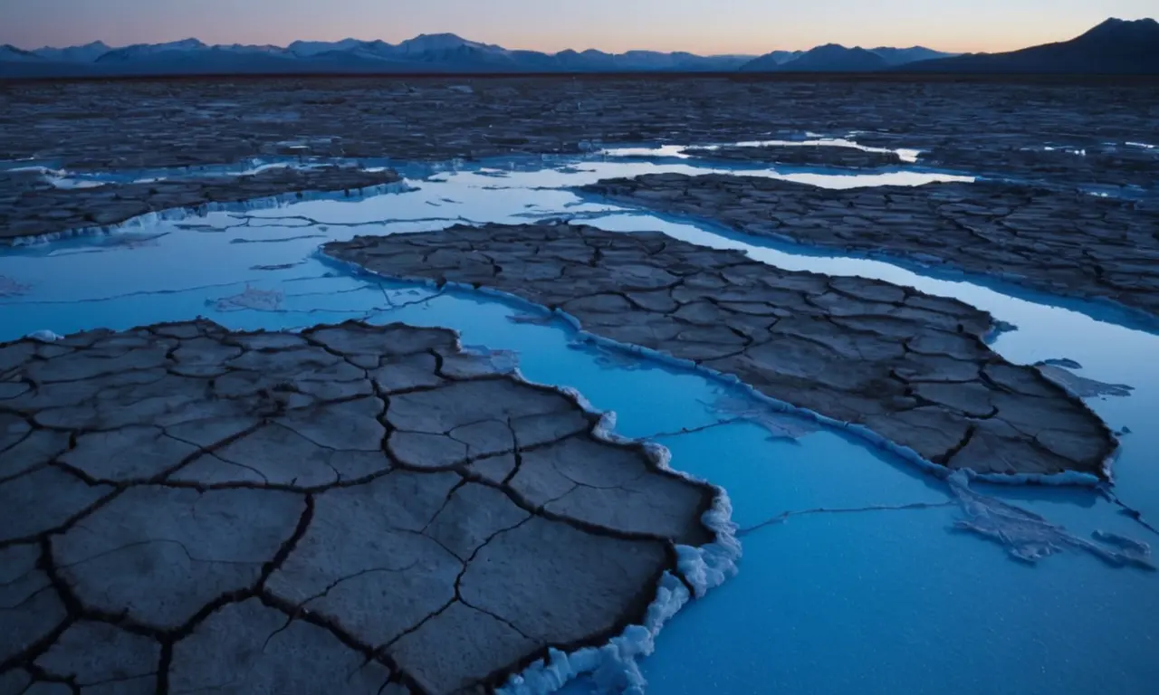 Ilustración para la sección Impacto del cambio climático: aceleración del deshielo y retroalimentación sobre El último susurro de las glaciaciones: Lo que nos revela el permafrost.