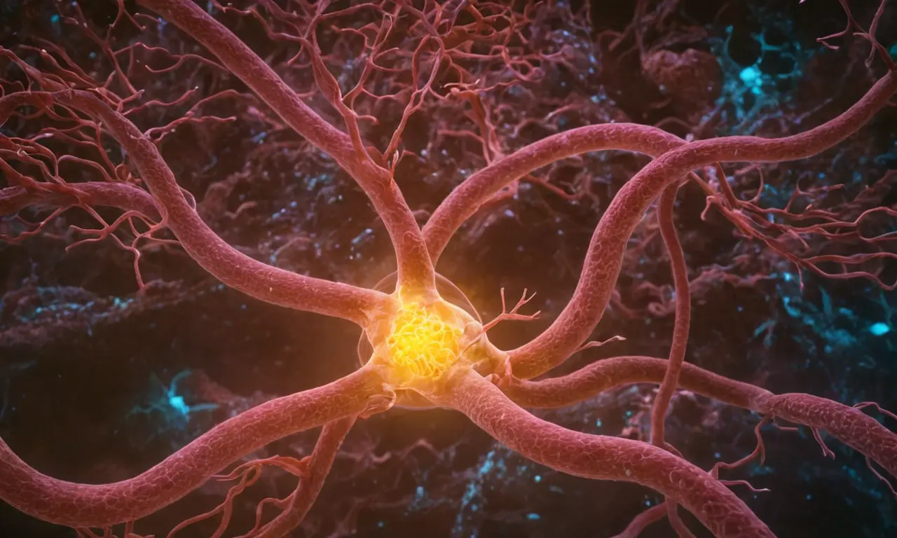 Ilustración para la sección Producción de Neurotransmisores por Bacterias Intestinas sobre La Última Frontera del Bienestar: Microbios y tu Estado de Ánimo