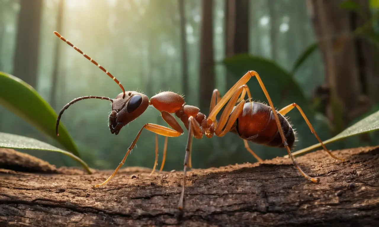 Ilustración para la sección Distribución geográfica y hábitat de las hormigas gigantes. sobre Las hormigas más impresionantes del mundo