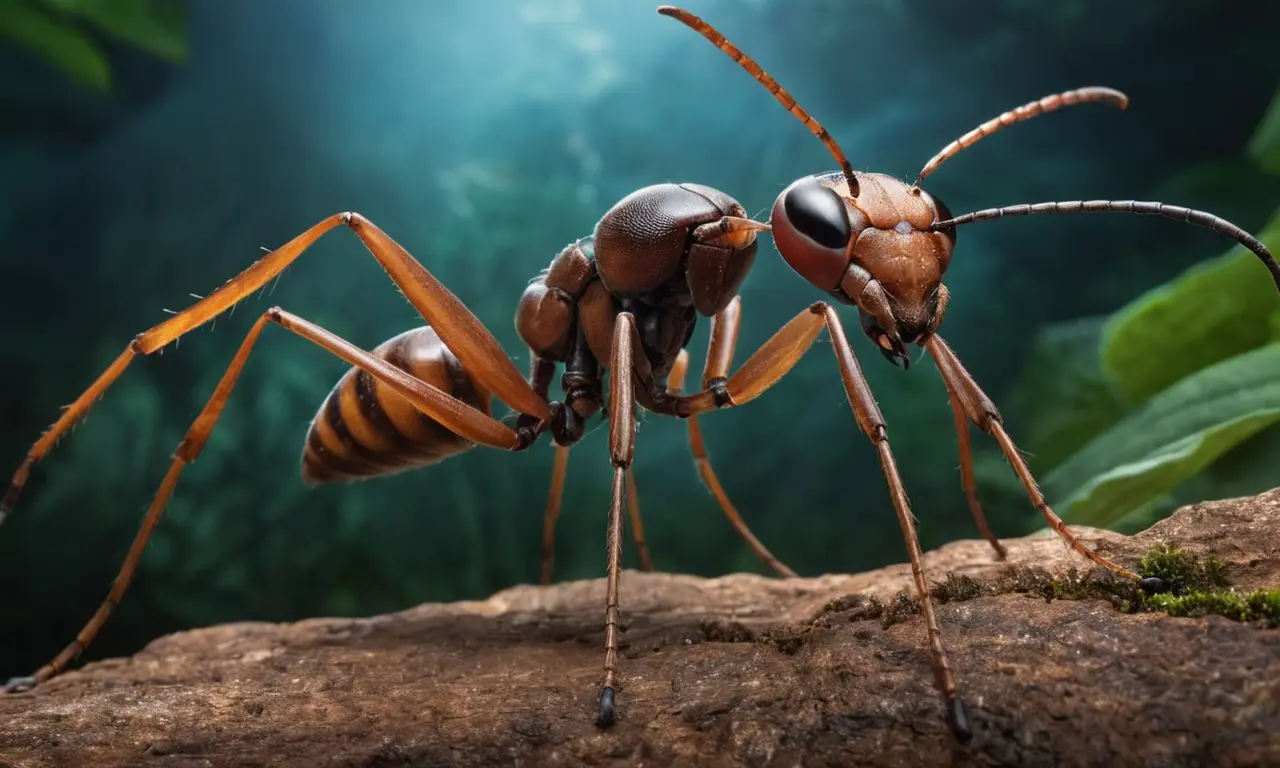 Ilustración para la sección Especies destacadas: Ejemplos notables de hormigas impresionantes. sobre Las hormigas más impresionantes del mundo